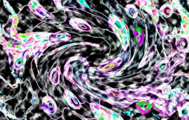 Modern tasarım çizimi. Çizgi ve renk bloğu geometrik şekiller. Pop sanat