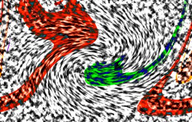 Modern tasarım çizimi. Çizgi ve renk bloğu geometrik şekiller. Pop sanat