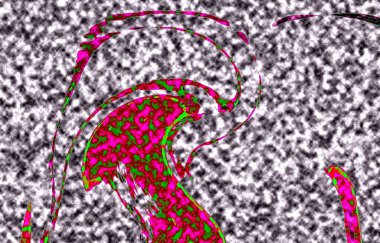 Modern tasarım çizimi. Çizgi ve renk bloğu geometrik şekiller. Pop sanat