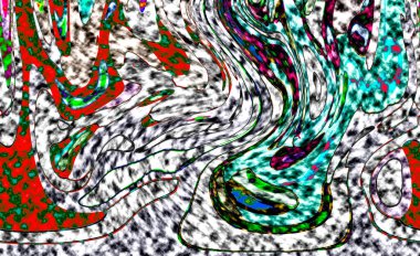 Modern tasarım çizimi. Çizgi ve renk bloğu geometrik şekiller. Pop sanat