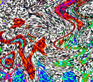 Modern tasarım çizimi. Çizgi ve renk bloğu geometrik şekiller. Pop sanat