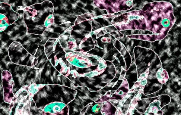 Modern tasarım çizimi. Çizgi ve renk bloğu geometrik şekiller. Pop sanat