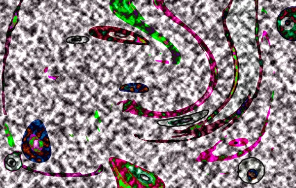 Modern tasarım çizimi. Çizgi ve renk bloğu geometrik şekiller. Pop sanat