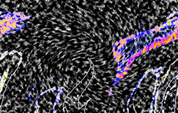 Modern tasarım çizimi. Çizgi ve renk bloğu geometrik şekiller. Pop sanat