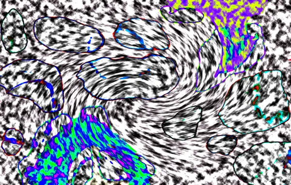 Modern tasarım çizimi. Çizgi ve renk bloğu geometrik şekiller. Pop sanat