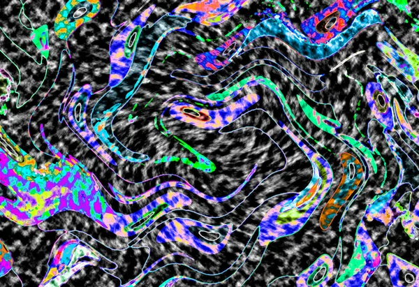 Modern tasarım çizimi. Çizgi ve renk bloğu geometrik şekiller. Pop sanat