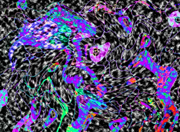 Modern tasarım çizimi. Çizgi ve renk bloğu geometrik şekiller. Pop sanat