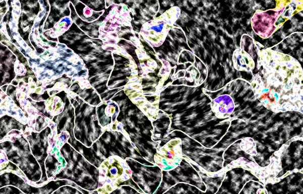 Modern tasarım çizimi. Çizgi ve renk bloğu geometrik şekiller. Pop sanat