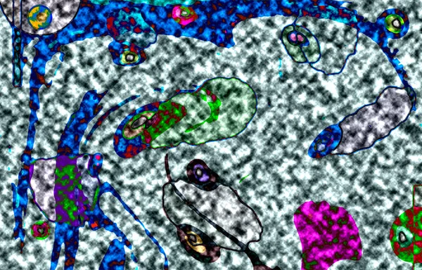 Modern tasarım çizimi. Çizgi ve renk bloğu geometrik şekiller. Pop sanat