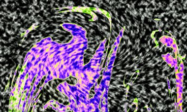 Modern tasarım çizimi. Çizgi ve renk bloğu geometrik şekiller. Pop sanat