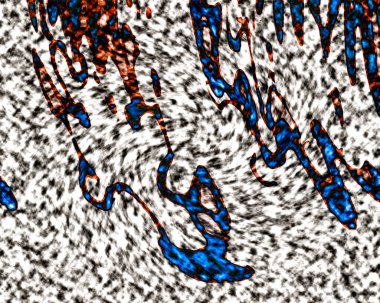 Modern tasarım çizimi. Çizgi ve renk bloğu geometrik şekiller. Pop sanat