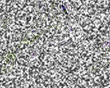 Modern tasarım çizimi. Çizgi ve renk bloğu geometrik şekiller. Pop sanat