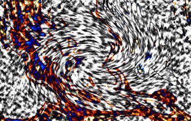 Modern tasarım çizimi. Çizgi ve renk bloğu geometrik şekiller. Pop sanat