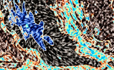 Modern tasarım çizimi. Çizgi ve renk bloğu geometrik şekiller. Pop sanat