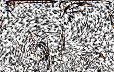 Modern tasarım çizimi. Çizgi ve renk bloğu geometrik şekiller. Pop sanat