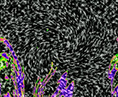 Modern tasarım çizimi. Çizgi ve renk bloğu geometrik şekiller. Pop sanat