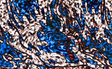 Modern tasarım çizimi. Çizgi ve renk bloğu geometrik şekiller. Pop sanat