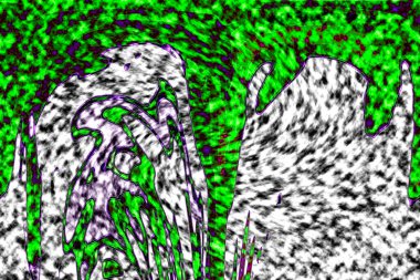 Modern tasarım çizimi. Çizgi ve renk bloğu geometrik şekiller. Pop sanat