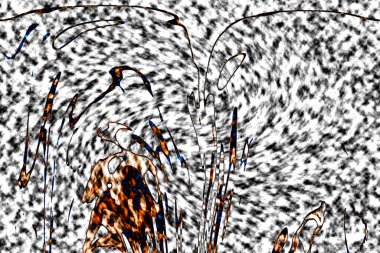 Modern tasarım çizimi. Çizgi ve renk bloğu geometrik şekiller. Pop sanat