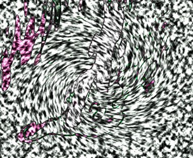 Modern tasarım çizimi. Çizgi ve renk bloğu geometrik şekiller. Pop sanat