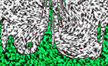 Modern tasarım çizimi. Çizgi ve renk bloğu geometrik şekiller. Pop sanat