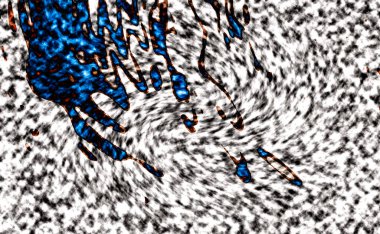 Modern tasarım çizimi. Çizgi ve renk bloğu geometrik şekiller. Pop sanat