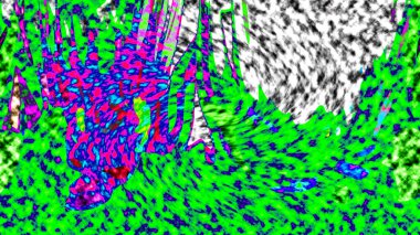 Modern tasarım çizimi. Çizgi ve renk bloğu geometrik şekiller. Pop sanat