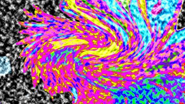 Modern tasarım çizimi. Çizgi ve renk bloğu geometrik şekiller. Pop sanat