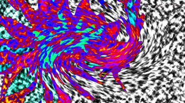 Modern tasarım çizimi. Çizgi ve renk bloğu geometrik şekiller. Pop sanat