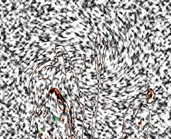 Modern tasarım çizimi. Çizgi ve renk bloğu geometrik şekiller. Pop sanat