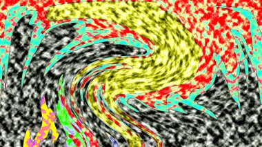 Modern tasarım çizimi. Çizgi ve renk bloğu geometrik şekiller. Pop sanat