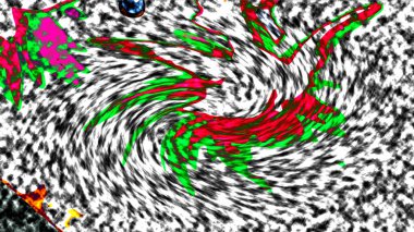 Modern tasarım çizimi. Çizgi ve renk bloğu geometrik şekiller. Pop sanat