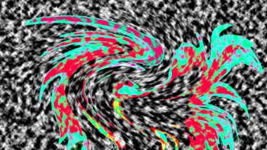 Modern tasarım çizimi. Çizgi ve renk bloğu geometrik şekiller. Pop sanat