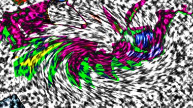 Modern tasarım çizimi. Çizgi ve renk bloğu geometrik şekiller. Pop sanat