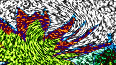 Modern tasarım çizimi. Çizgi ve renk bloğu geometrik şekiller. Pop sanat