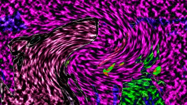 Modern tasarım çizimi. Çizgi ve renk bloğu geometrik şekiller. Pop sanat