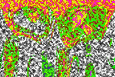 Modern tasarım çizimi. Çizgi ve renk bloğu geometrik şekiller. Pop sanat