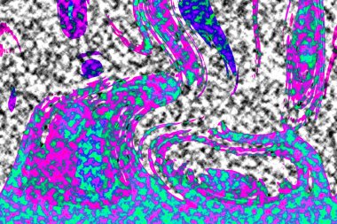 Modern tasarım çizimi. Çizgi ve renk bloğu geometrik şekiller. Pop sanat