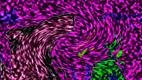 Modern tasarım çizimi. Çizgi ve renk bloğu geometrik şekiller. Pop sanat