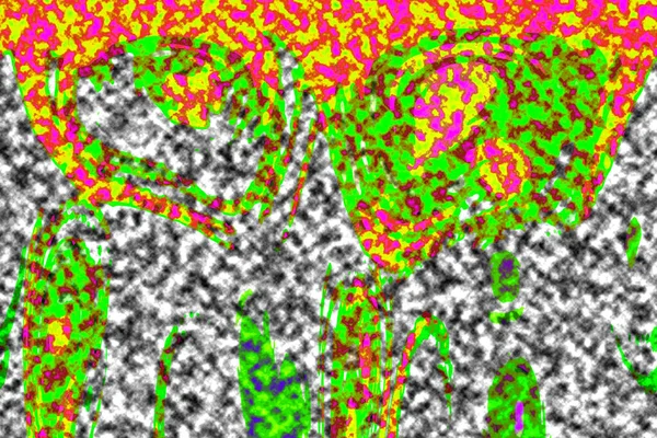 Modern tasarım çizimi. Çizgi ve renk bloğu geometrik şekiller. Pop sanat