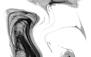 Yüksek kaliteli soyut Çin manzara resminin modern sanat arka planı alkol mürekkebiyle sunulmuştur..