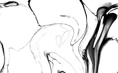 Yüksek kaliteli soyut Çin manzara resminin modern sanat arka planı alkol mürekkebiyle sunulmuştur..