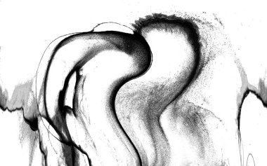 Yüksek kaliteli soyut Çin manzara resminin modern sanat arka planı alkol mürekkebiyle sunulmuştur..