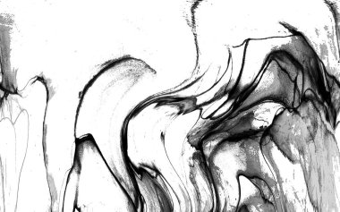 Yüksek kaliteli soyut Çin manzara resminin modern sanat arka planı alkol mürekkebiyle sunulmuştur..