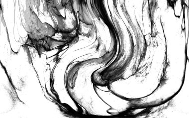 Yüksek kaliteli soyut Çin manzara resminin modern sanat arka planı alkol mürekkebiyle sunulmuştur..