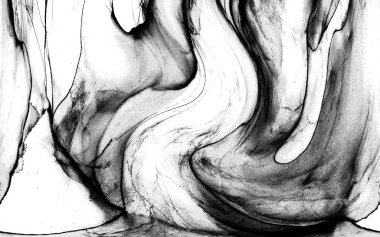 Yüksek kaliteli soyut Çin manzara resminin modern sanat arka planı alkol mürekkebiyle sunulmuştur..