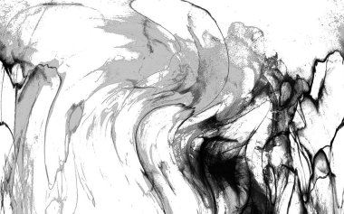 Yüksek kaliteli soyut Çin manzara resminin modern sanat arka planı alkol mürekkebiyle sunulmuştur..