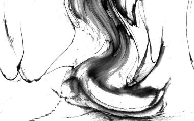 Yüksek kaliteli soyut Çin manzara resminin modern sanat arka planı alkol mürekkebiyle sunulmuştur..