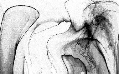 Yüksek kaliteli soyut Çin manzara resminin modern sanat arka planı alkol mürekkebiyle sunulmuştur..