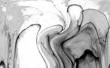 Yüksek kaliteli soyut Çin manzara resminin modern sanat arka planı alkol mürekkebiyle sunulmuştur..